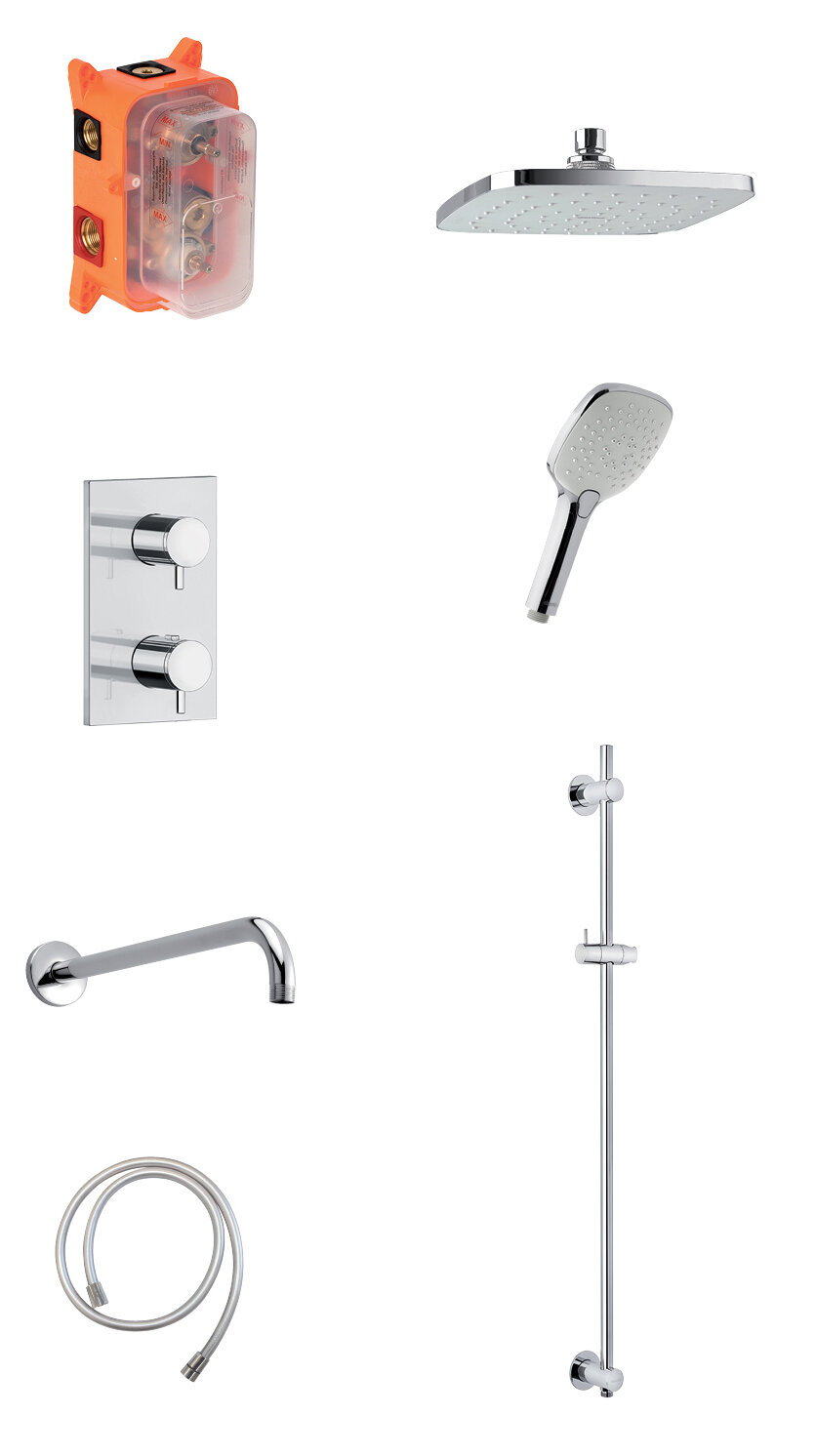 Pine Chrome SR 1 Complete Concealed Shower System Https Damixa