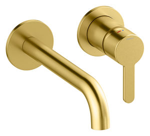 Concealed Silhouet Exposed kit for built in Basin Mixer Box (180 mm) (Brushed Brass PVD)