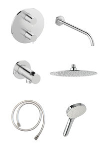Concealed Silhouet HS1 - concealed shower system (Chrome/Silverhose)