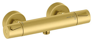 Silhouet Thermostatic Shower Mixer (Brushed Brass PVD)